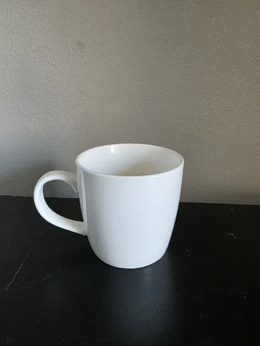 Octopus Coffee Mug White Hidden Creature Stoneware Cup 3 3/8" image indicator(2)