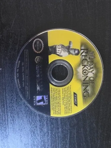 WWE: Day of Reckoning (Nintendo GameCube, 2005) Disc only
