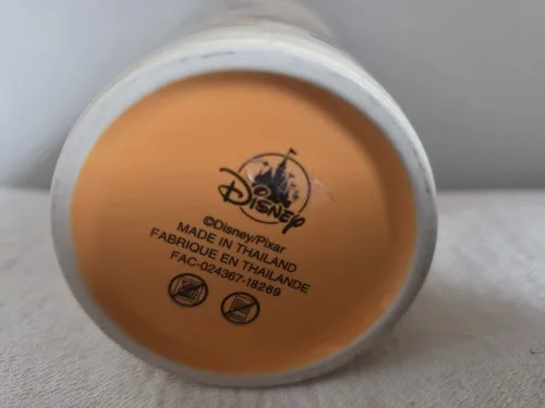 Disney Parks Ceramic Travel Coffee With Lid Like New image indicator(5)