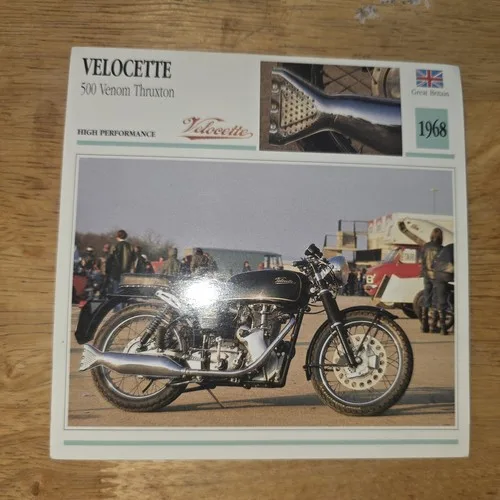Velocette 500 Venomthruxton 1968 Card Collection