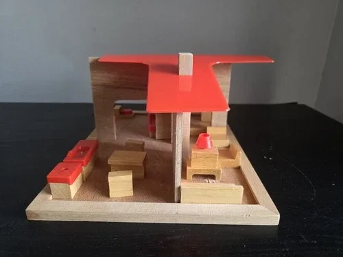 Epoch Play Castle & House Vintage 70s Japan Toy Complete READ image indicator(9)