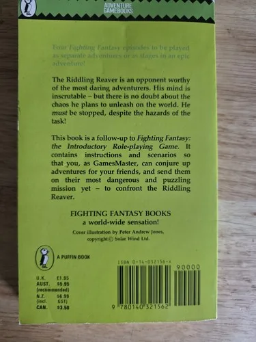 Fighting Fantasy – The Riddling Reaver (1986 Puffin) image indicator(2)