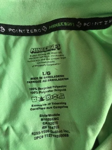 PointZero Minecraft Shirt Men's Large image indicator(4)