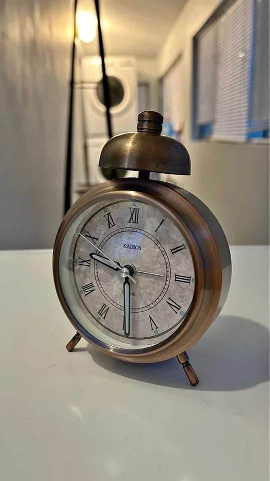 Bronze alarm clock