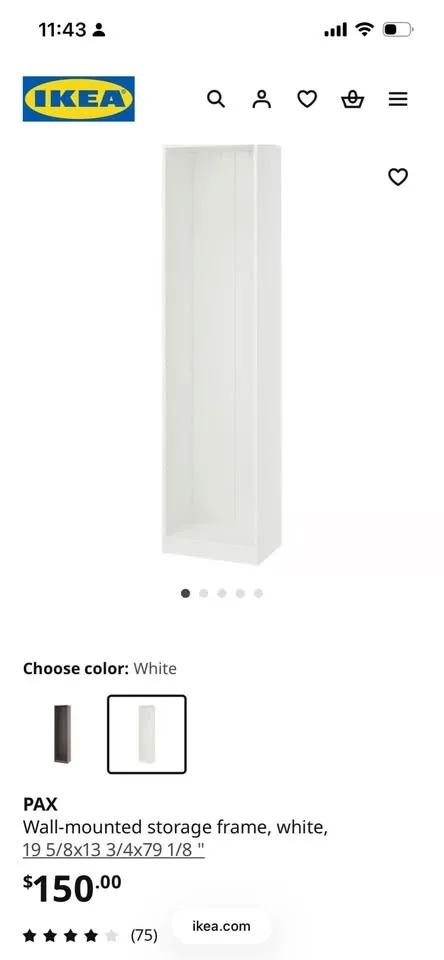 IKEA - PAX storage with glass door image indicator(6)
