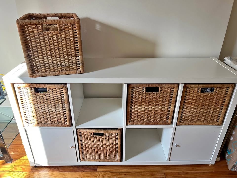 IKEA - 5 Branas baskets 12 ½x13 ½x12 ½