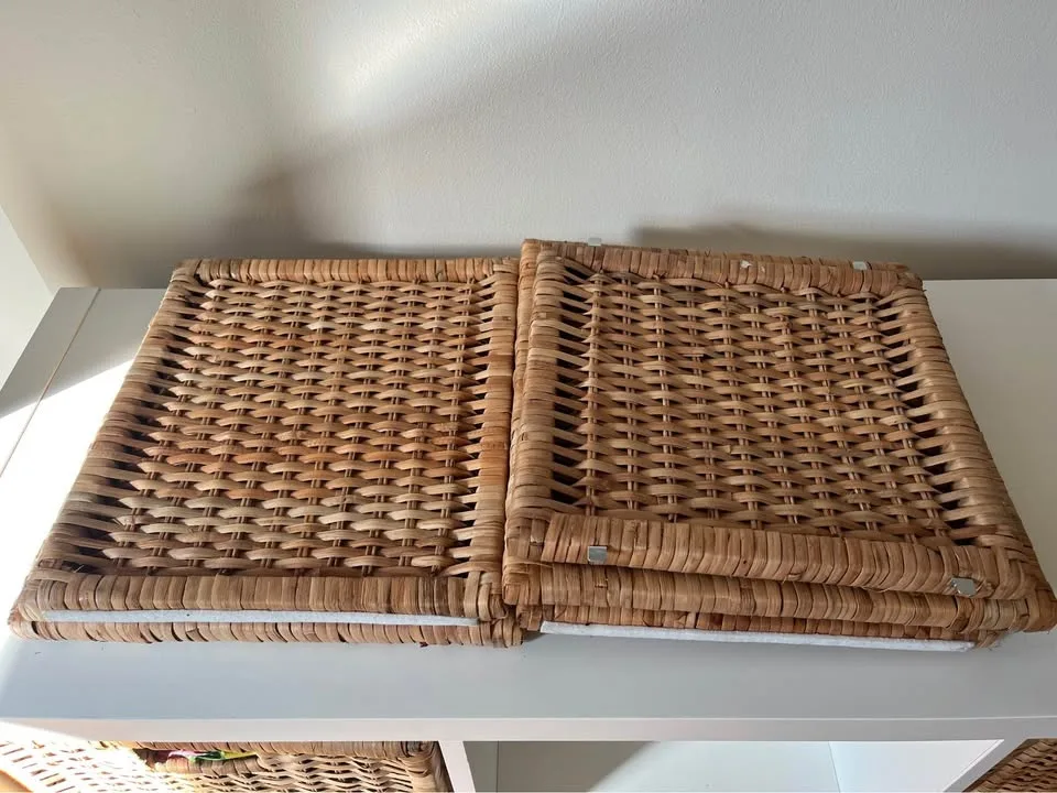 IKEA - 5 Branas baskets 12 ½x13 ½x12 ½ image indicator(5)
