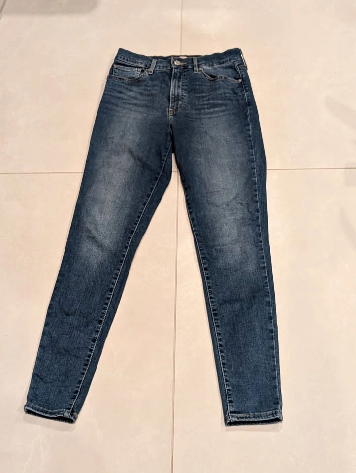 Levis Women's Blue Mile High Super Skinny W28 L30