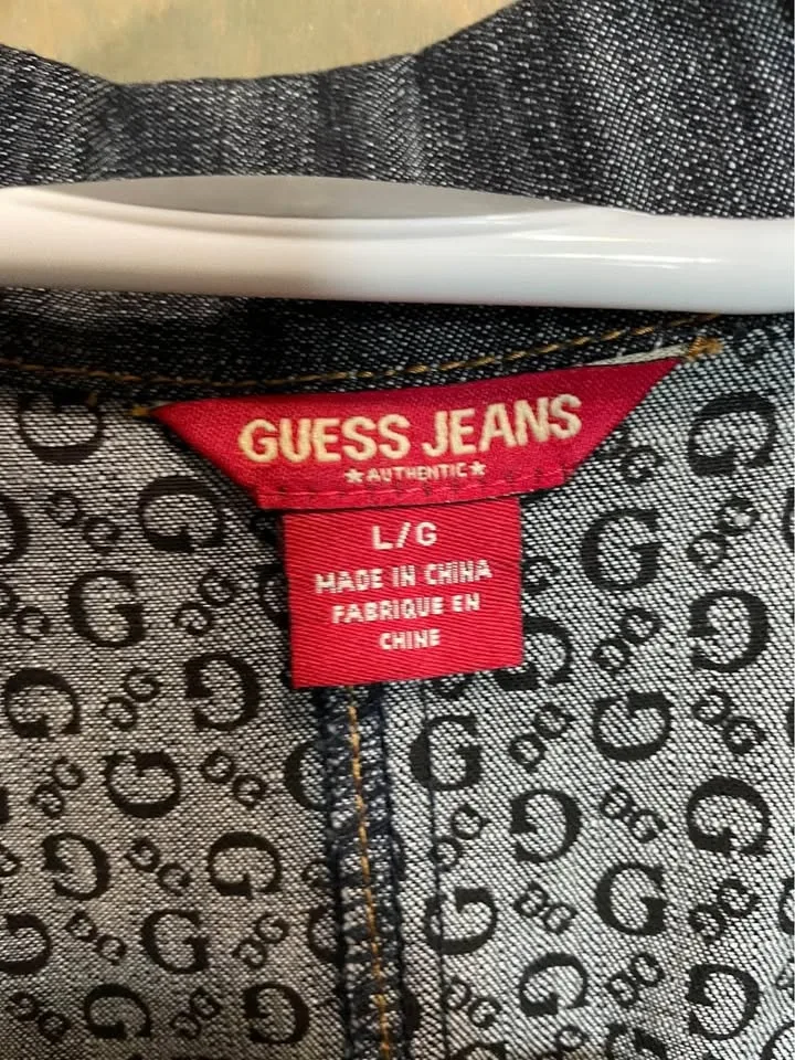 Jean jacket long trench dark wash denim image indicator(7)