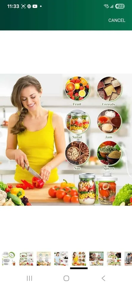 Mason Jar Vacuum Sealer Kit image indicator(5)