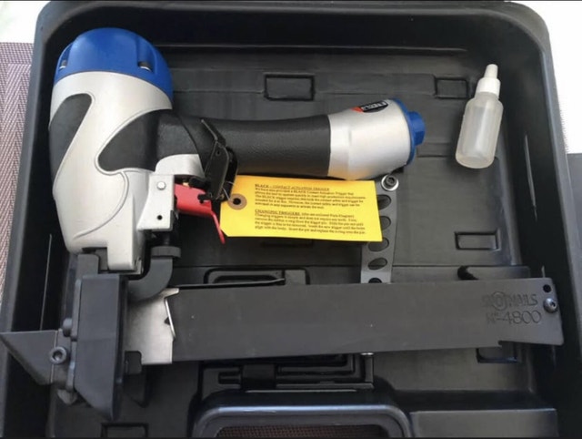 spot nails 18 Ga 1/4 crown floor stapler