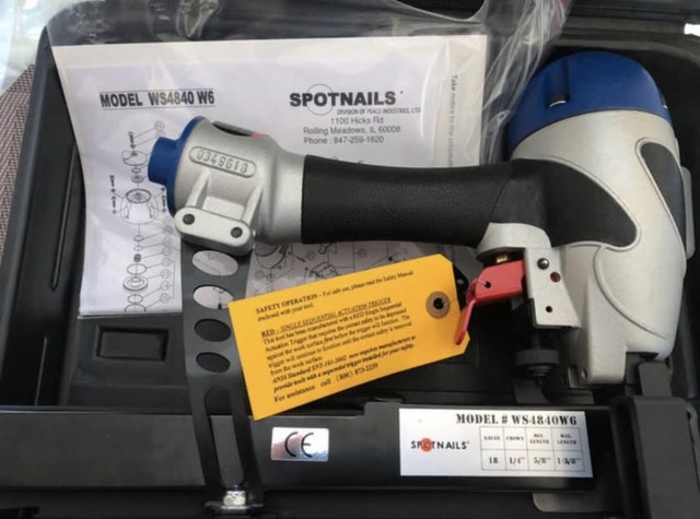 spot nails 18 Ga 1/4 crown floor stapler - photo 2