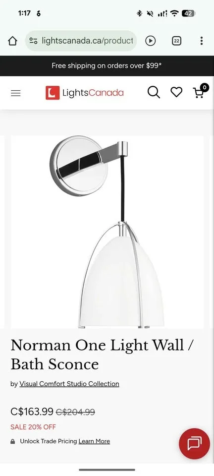 VISUAL COMFORT Wall Sconce - WHITE-SILVER image indicator(2)