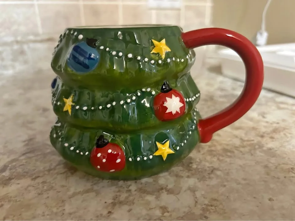 Christmas tree mug