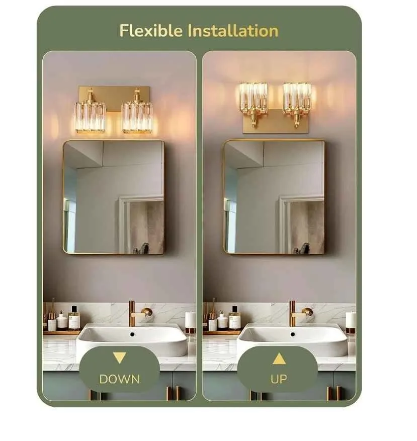 EDISHINE Bathroom Vanity Light image indicator(5)