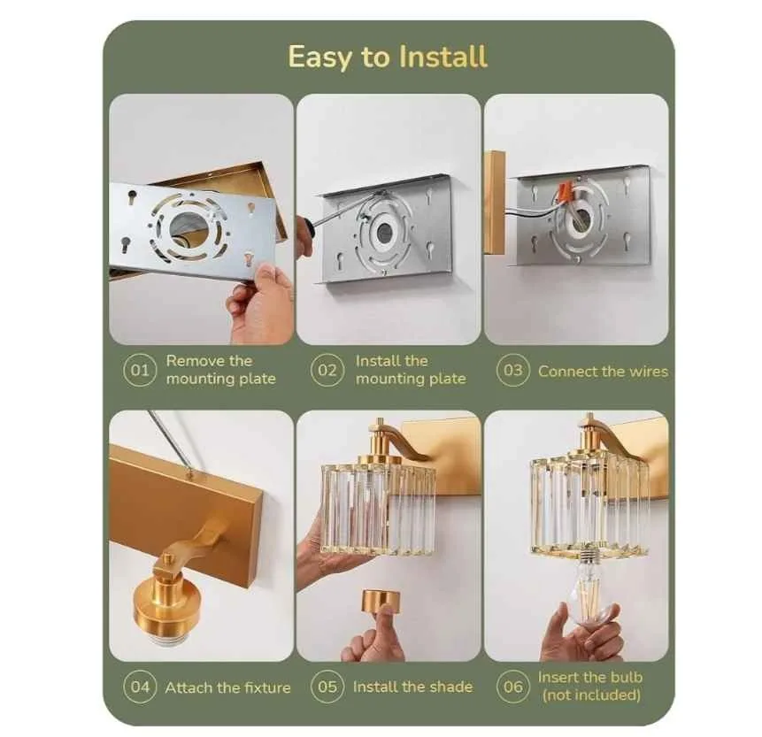 EDISHINE Bathroom Vanity Light image indicator(9)