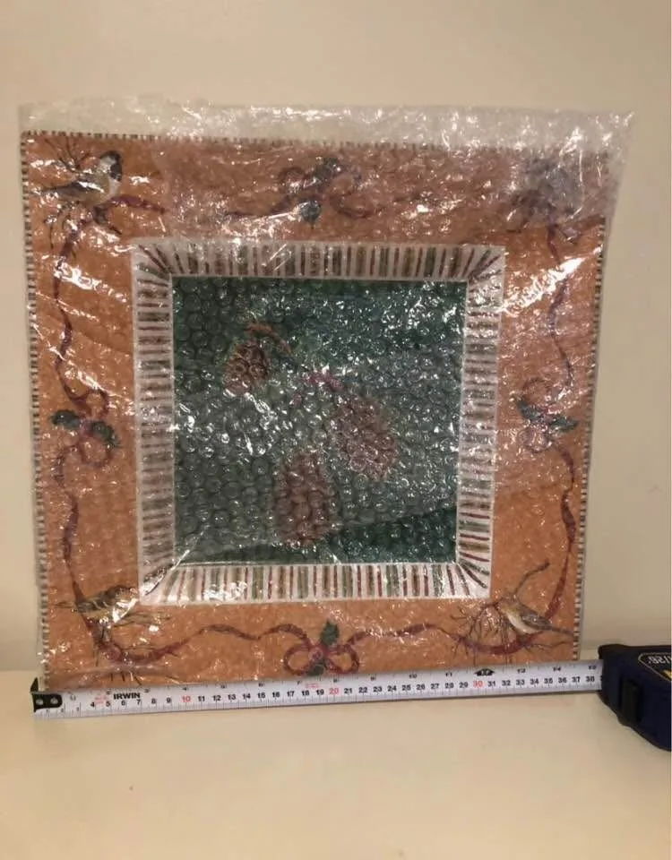 Large, festive winter plate/serving platter #Cleanout image indicator(2)