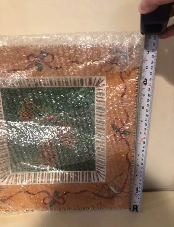 Large, festive winter plate/serving platter #Cleanout image indicator(3)