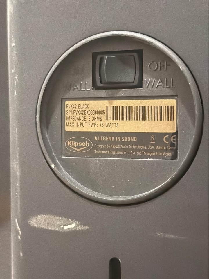 Klipsch RVX-42 Center channel Speaker - photo 5