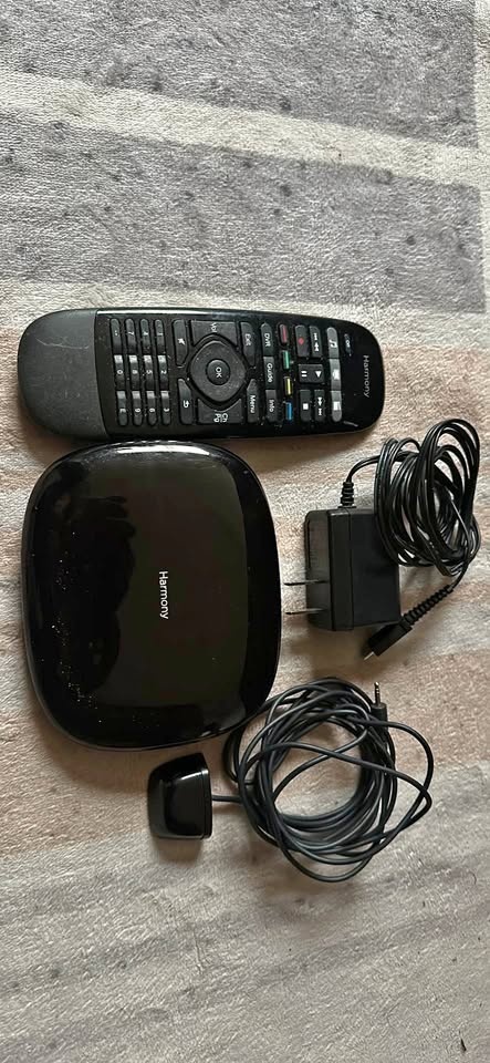 Logitech Harmony hub + universal remote + IR blaster