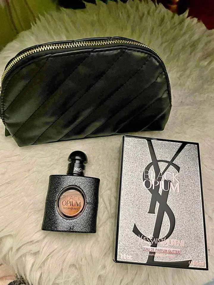 Yves Saint Laurent Black Opium EDP 30 ML with Black Pouch