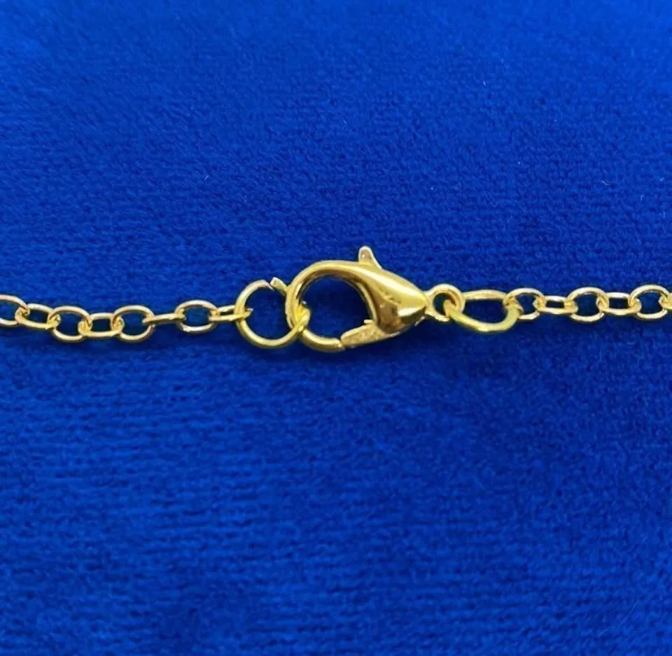 Victorian Style Key Pendant Necklace Pink Crystals Anime image indicator(5)