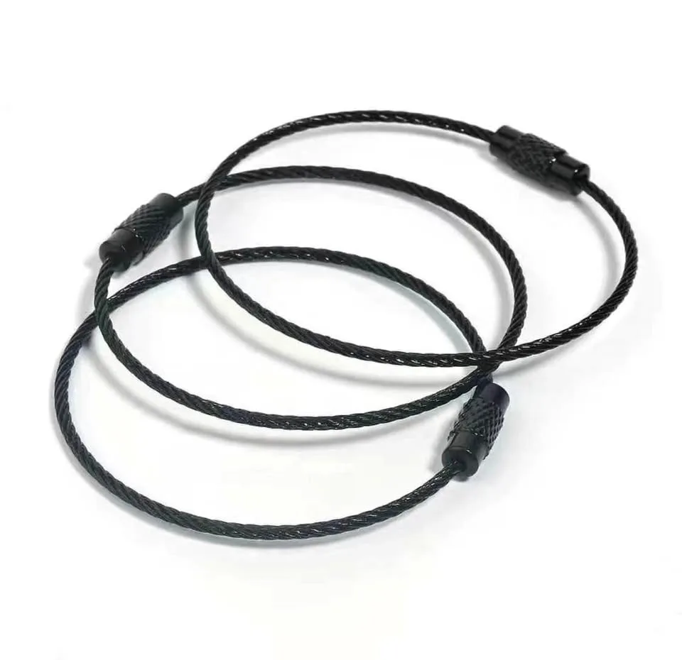 50mm Stainless Steel Round Circle Keychain