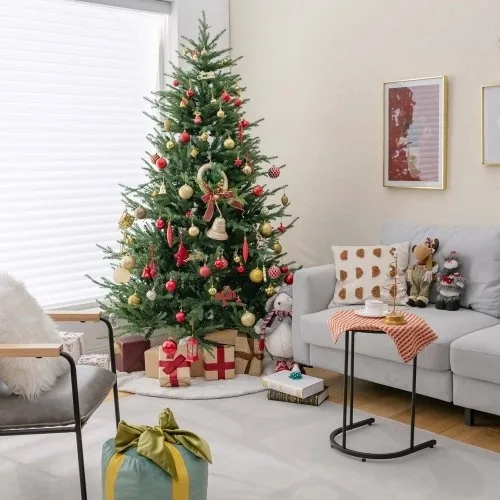 7-ft Pre-Lit Artificial Christmas Tree image indicator(3)