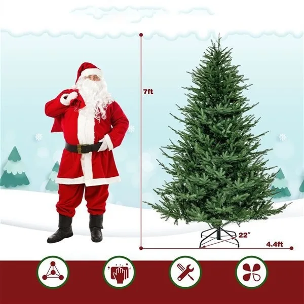 7-ft Pre-Lit Artificial Christmas Tree image indicator(6)