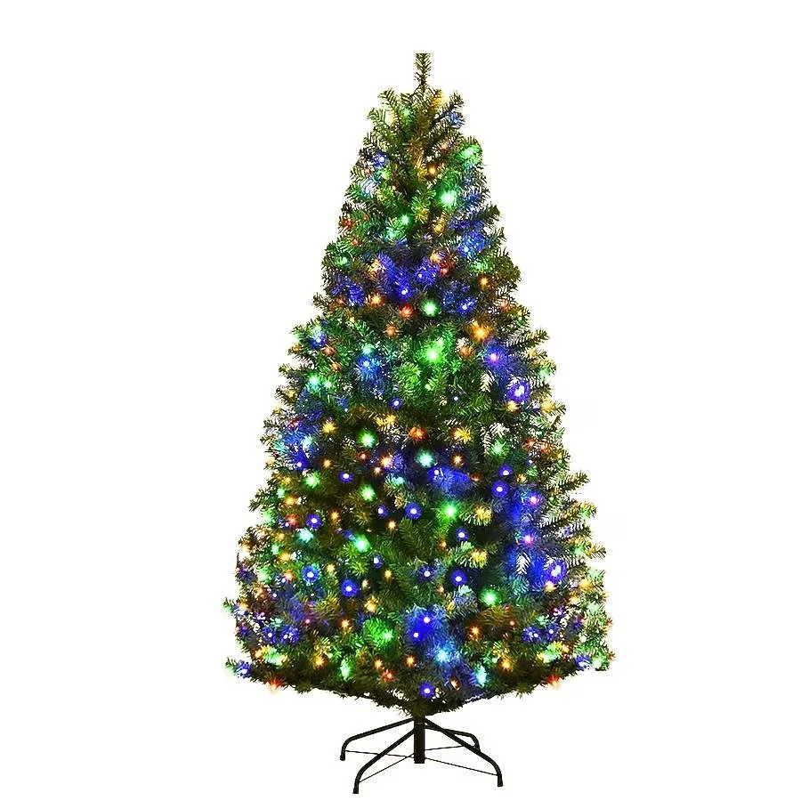5-ft Pre-lit Artificial Christmas Tree with Multicolor LED Light