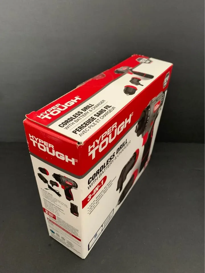 Hyper Tough 12V 3-in-1 Multi-Head Power Drill Set - New image indicator(2)