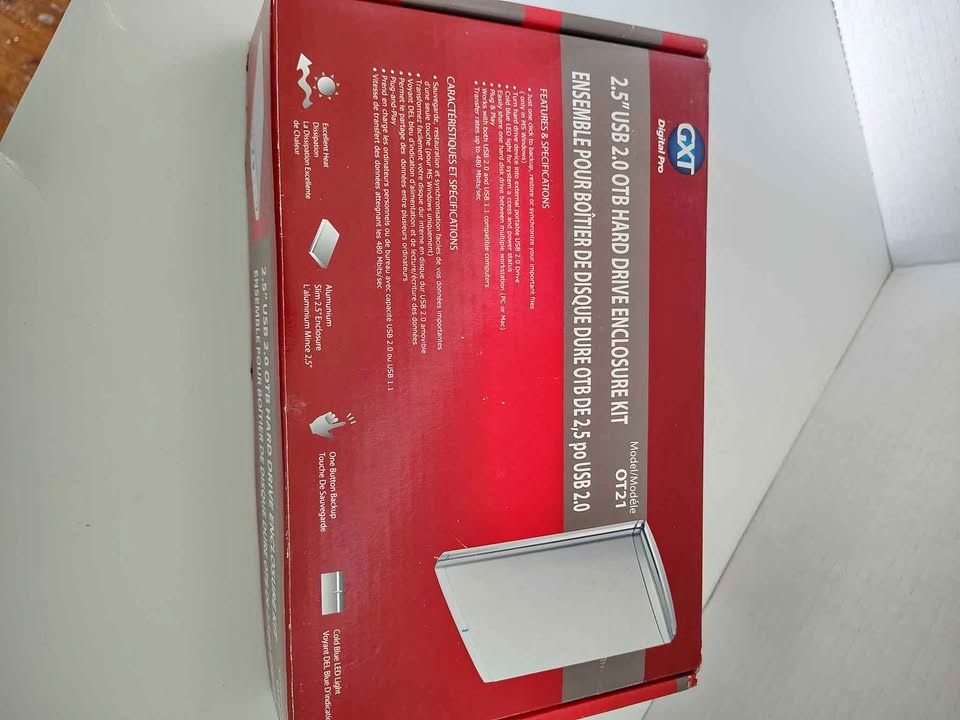 External hard drive enclosure.