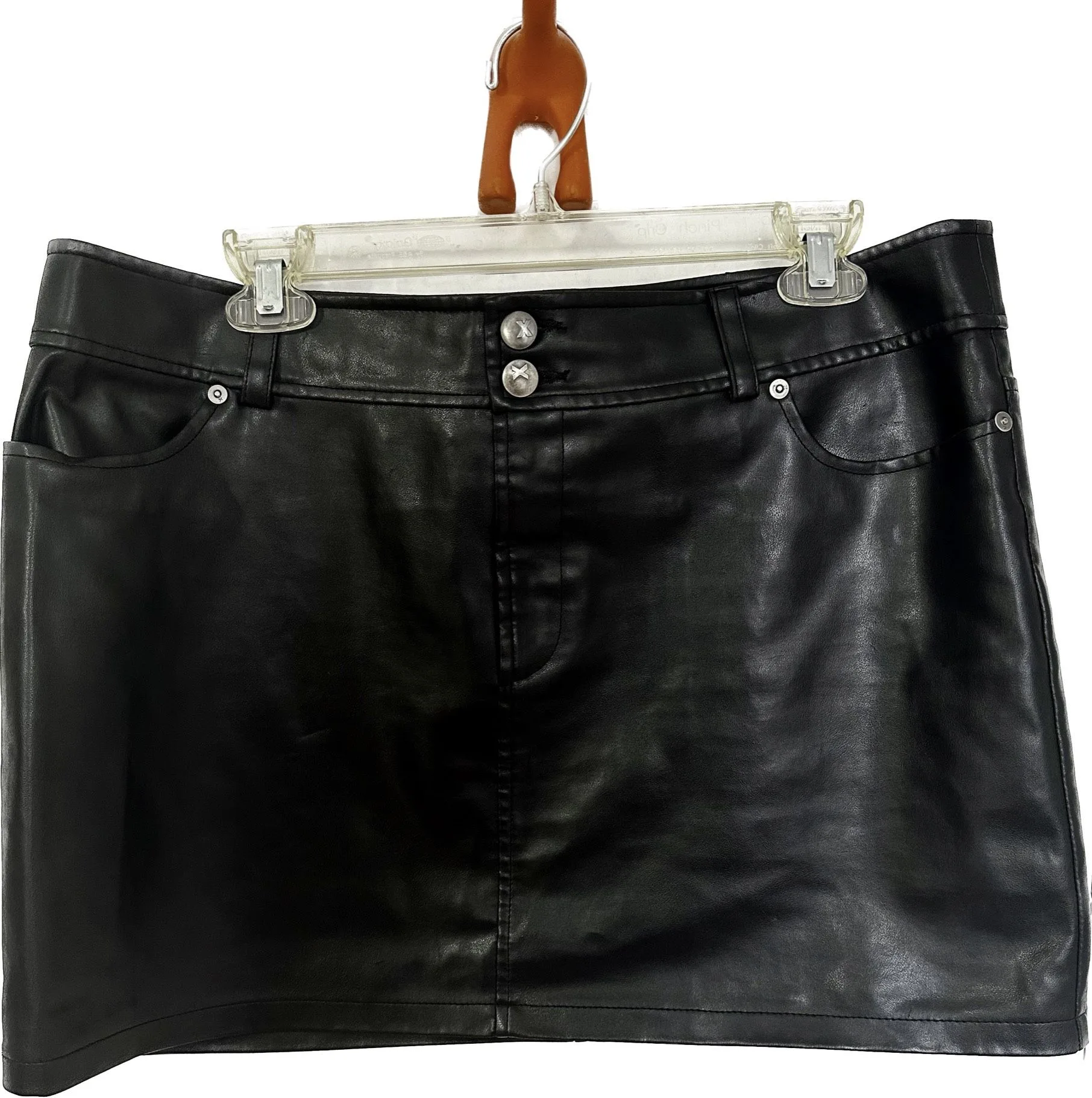 Express PU Leather Mini Skirt