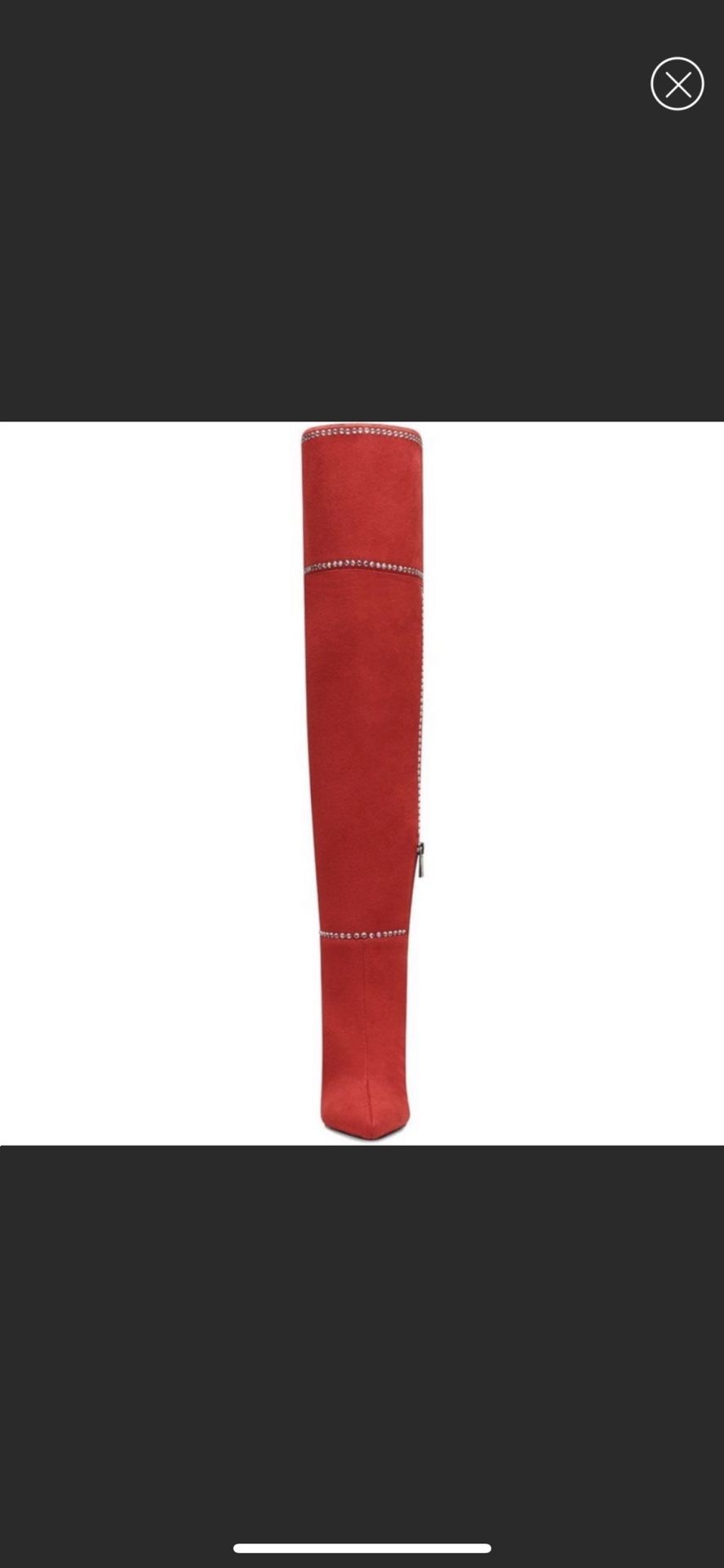 NWT Women's Microsuede Red Boots - photo 3