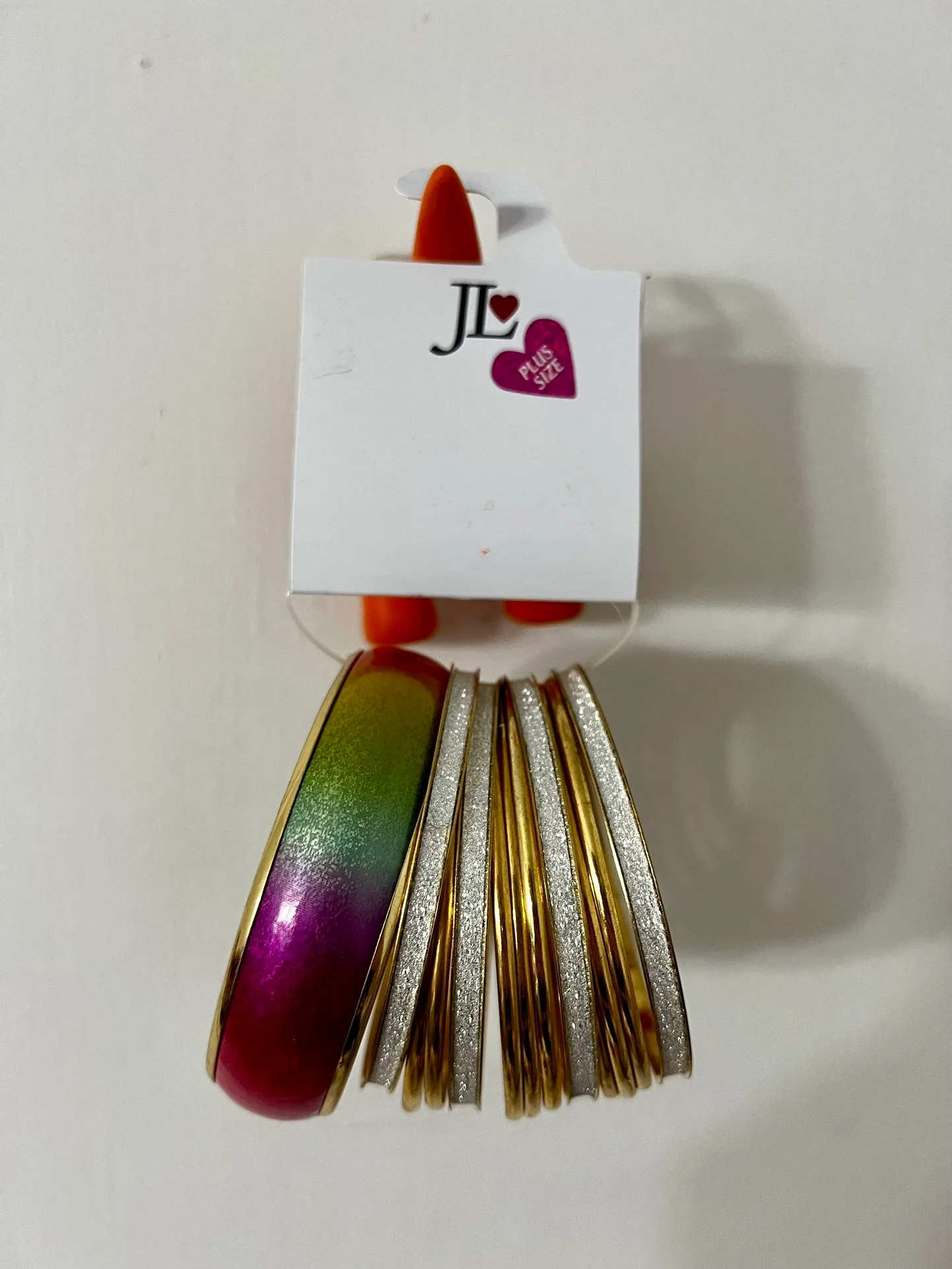 Set of 13 plus size bracelets