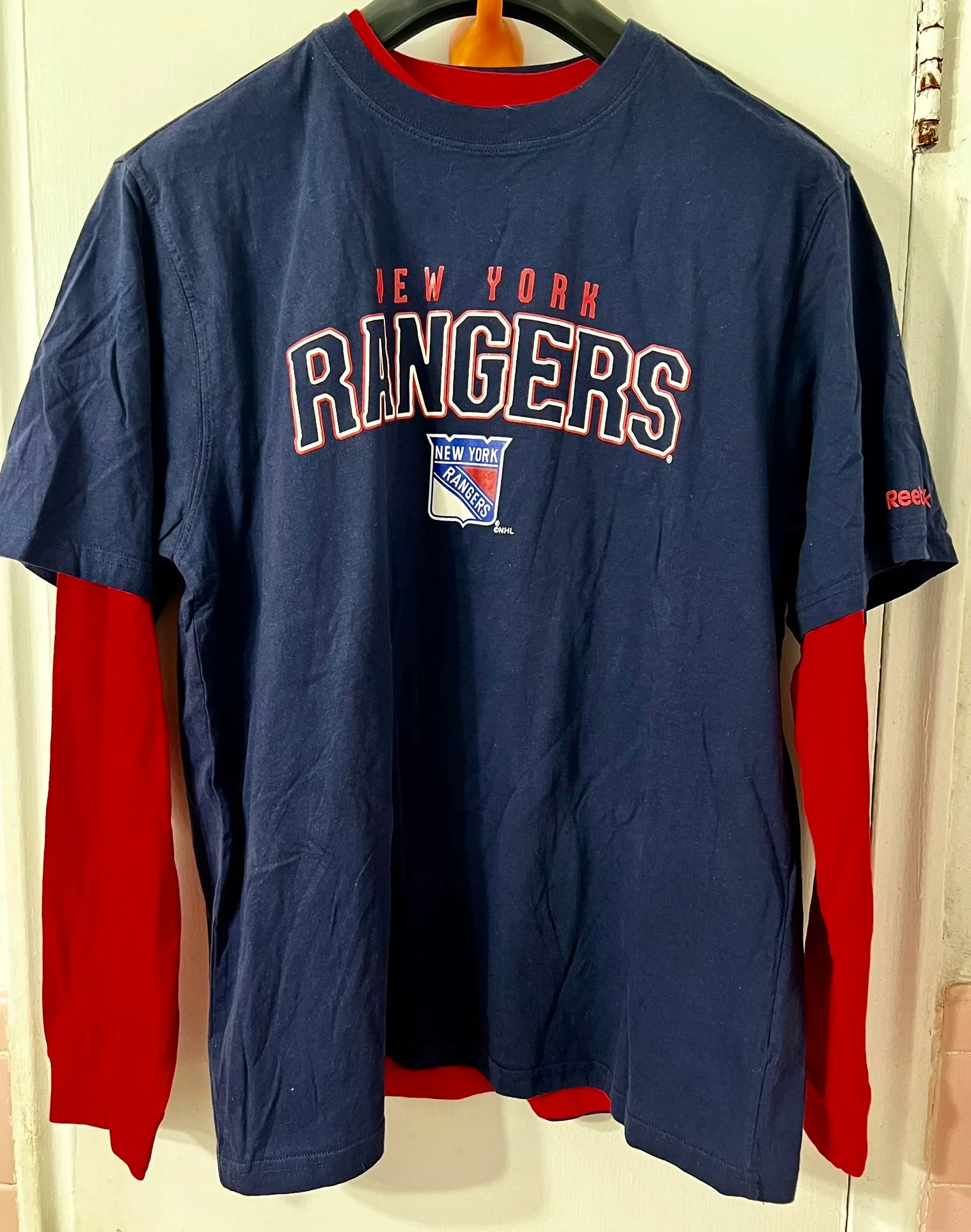 Original New York Rangers Blue & Red men’s shirt