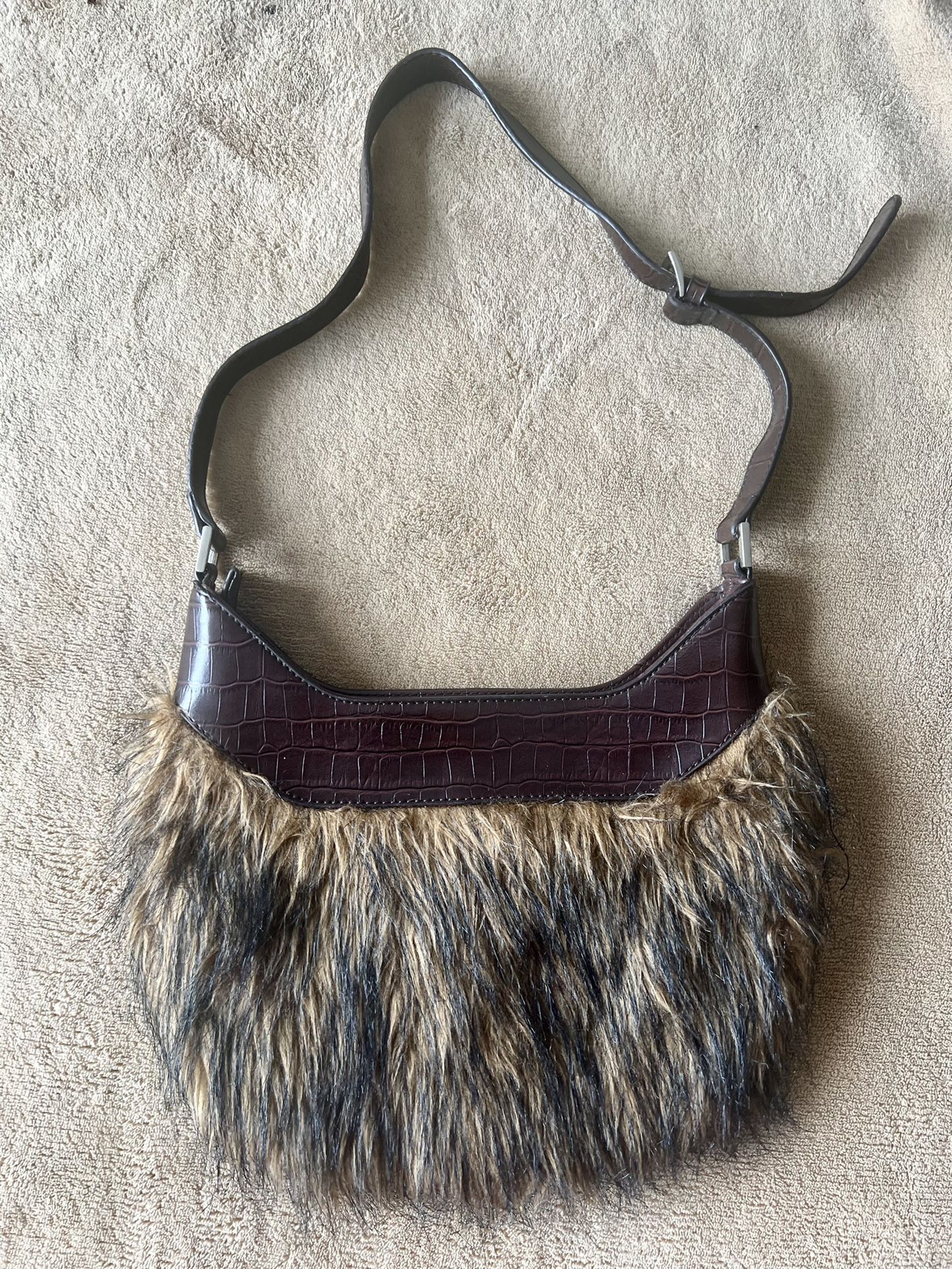 Faux Fur Shoulder Bag - photo 2
