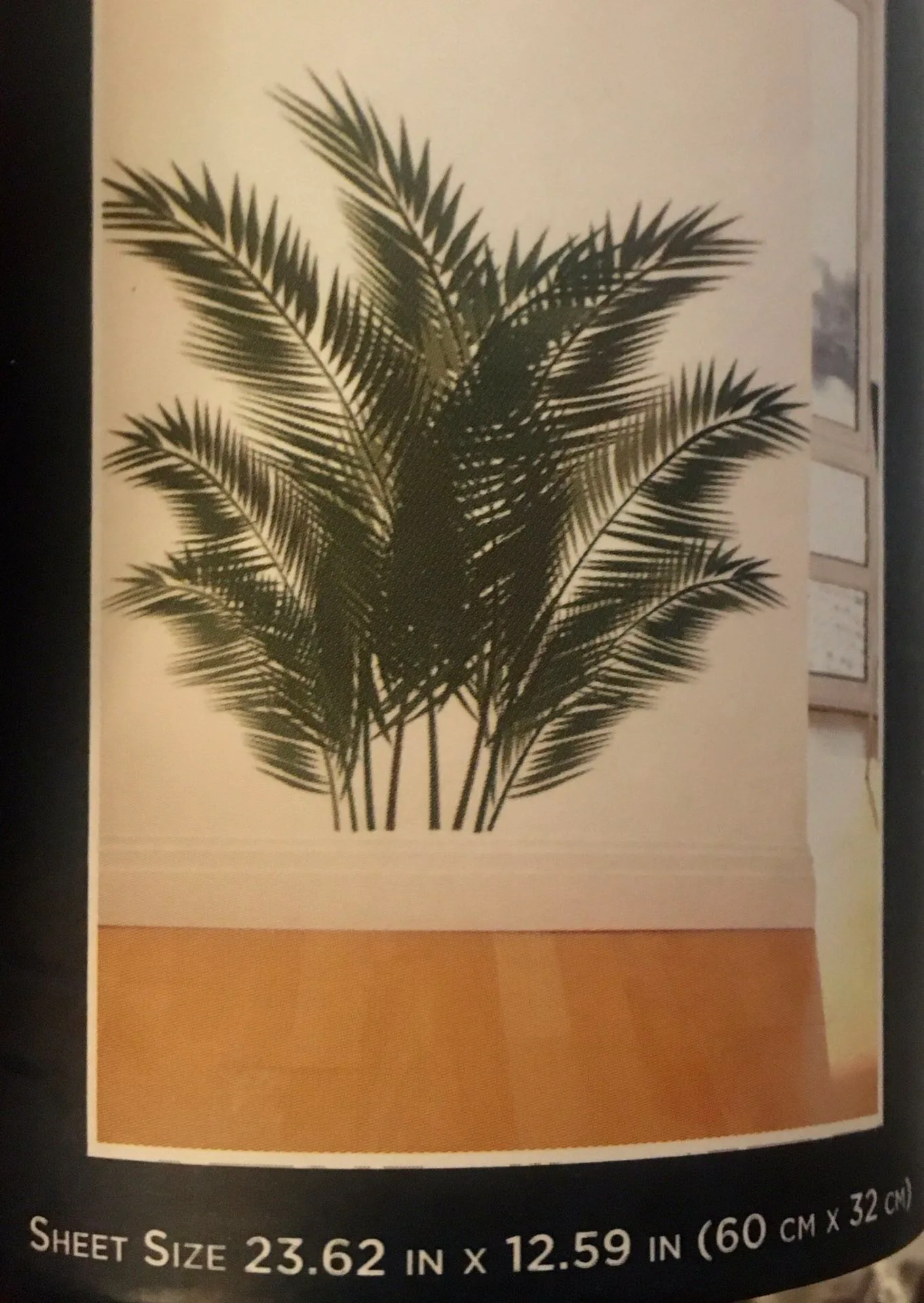 Wall accent plant sticker