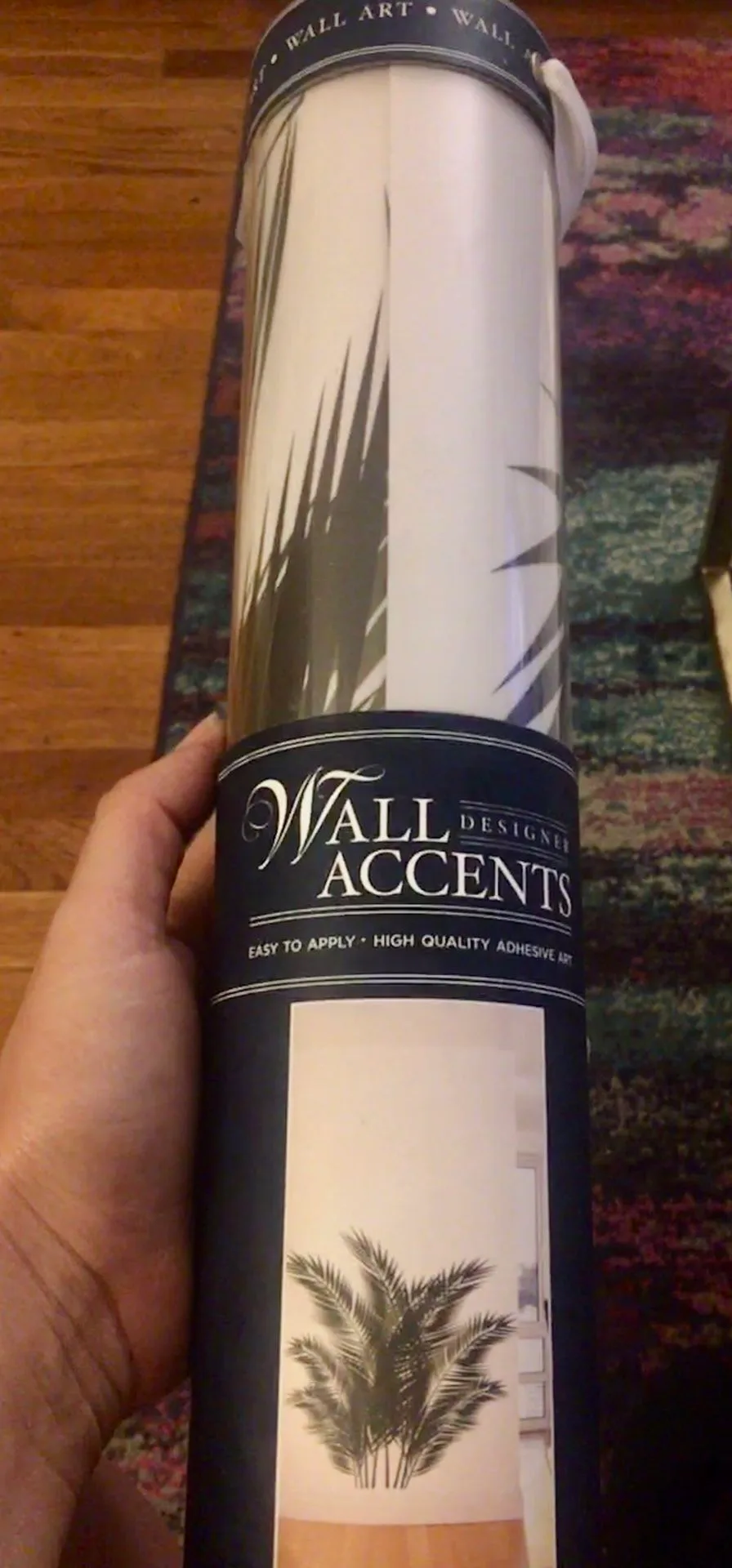 Wall accent plant sticker image indicator(2)