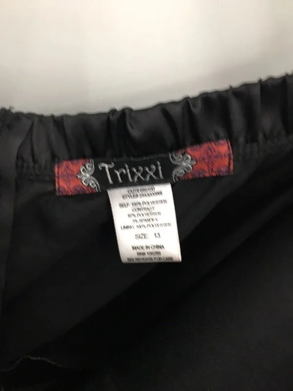 Women's black and silver silky dress image indicator(3)