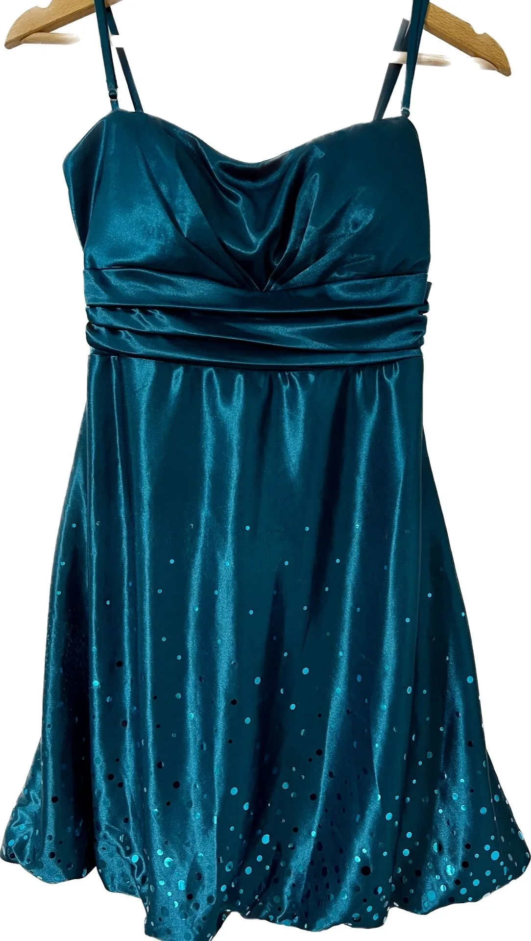 Teal Sequin Dress