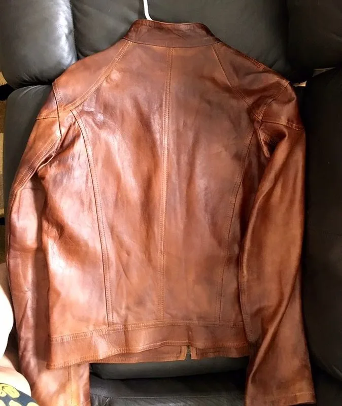 Genuine Italian leather jacket image indicator(2)