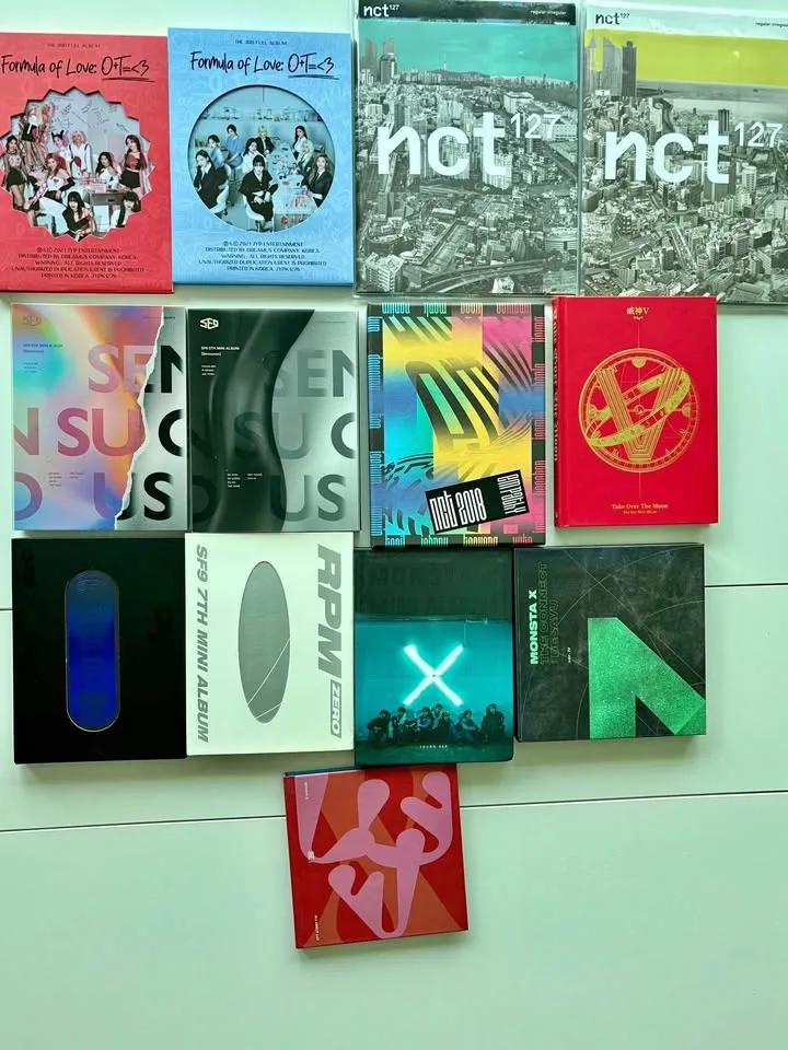 Kpop albums: NCT, Twice, Monday X, Way V, SF9