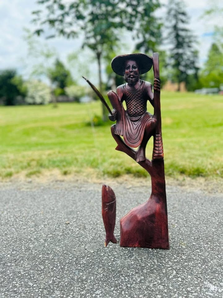 Wooden fisherman - photo 2