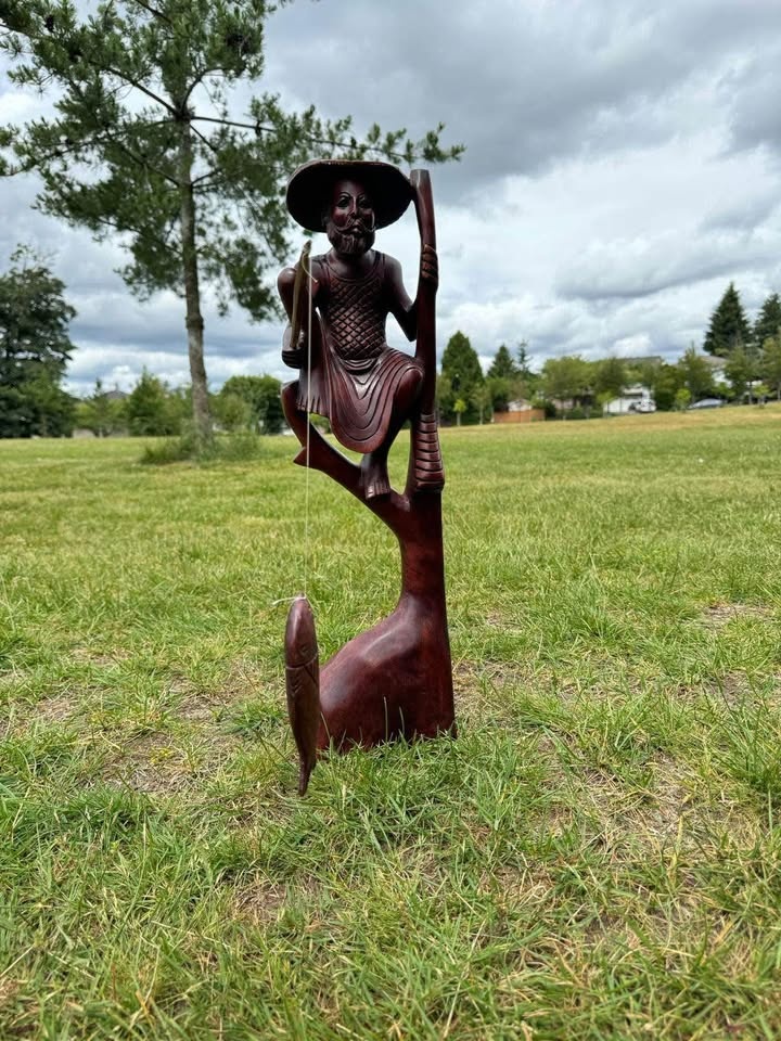 Wooden fisherman - photo 3