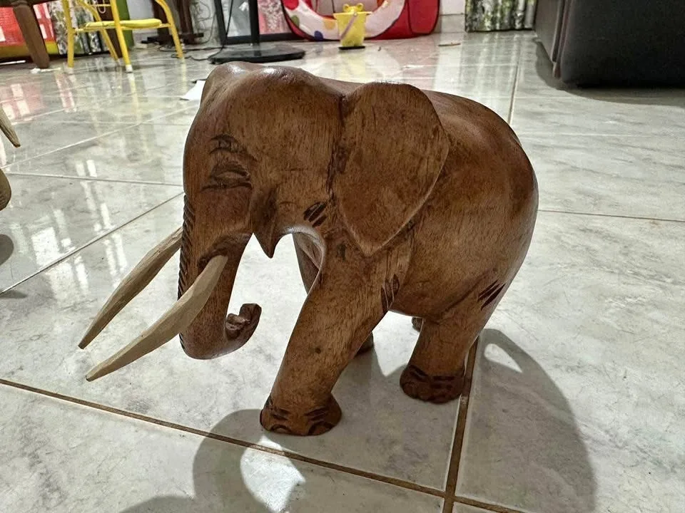Wooden elephant