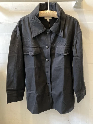 LAUDE THE LABEL pocket “Shacket” size S Black