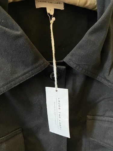 LAUDE THE LABEL pocket “Shacket” size S Black - photo 3