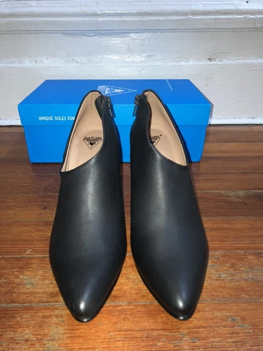 JOHN FLUEVOG EDIE ASYMMETRICAL LEATHER PUMPS BLACK SIZE 9 - photo 5