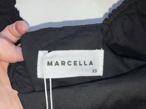 MARCELLA NYC Black Shira Top, Size XS, NWT - photo 3